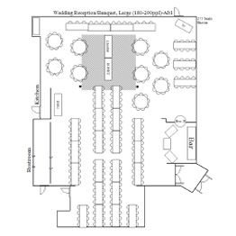 Wedding Reception/Banquet Floor Plan 1