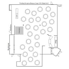 Wedding Reception/Banquet Floor Plan 3